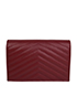 Chevron Envelope Chain Wallet, back view